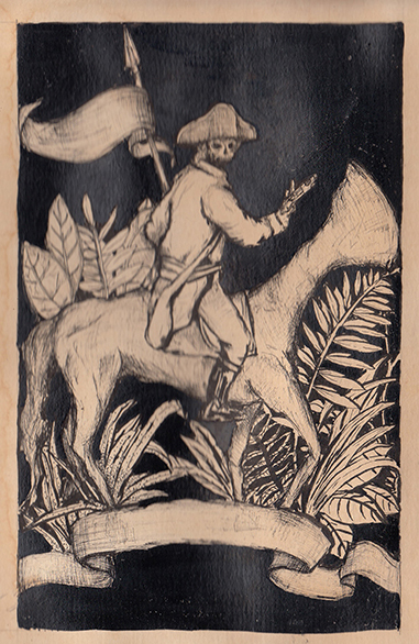 Drawing Study of Orang Runcuk (Excerpted from Stern’s Manuscript & Journal)