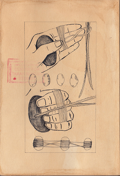 Drawing Study of Orang Runcuk (Excerpted from Stern’s Manuscript & Journal)